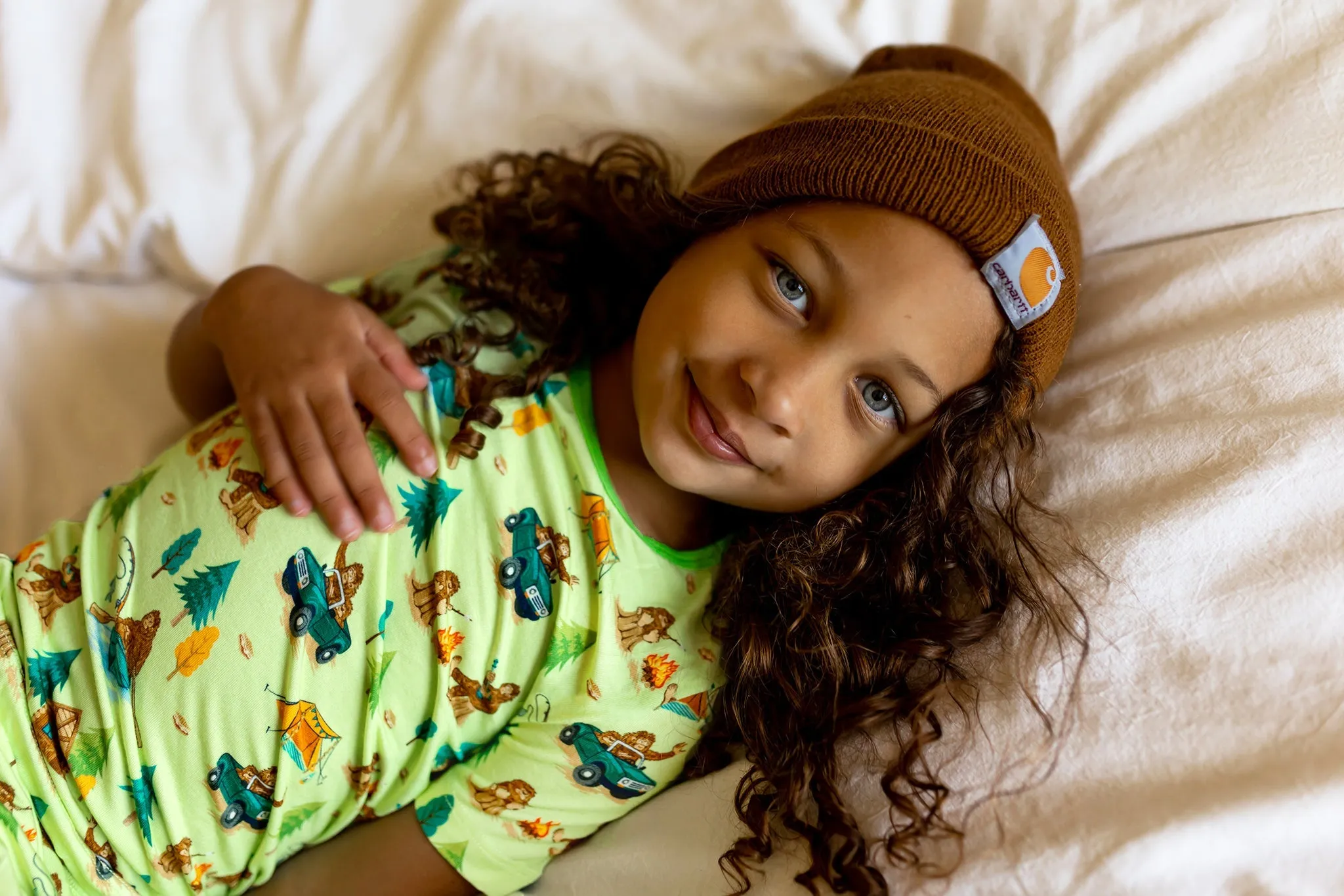 Bigfoot Camping Expedition Short Sleeve Pajama Set (18M-12Y)