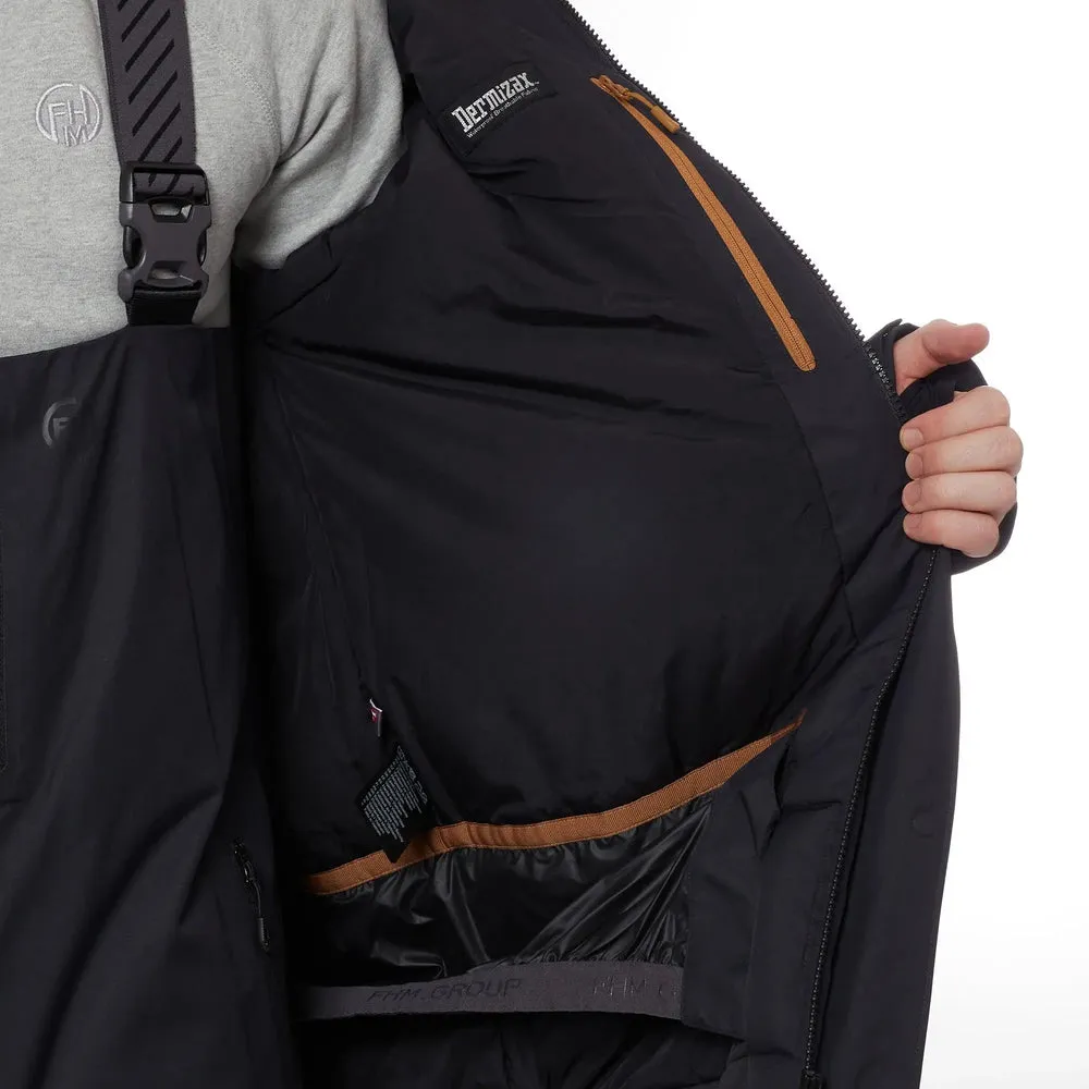 FHM Guard Waterproof Insulated Winter Jacket Black 20000 mm