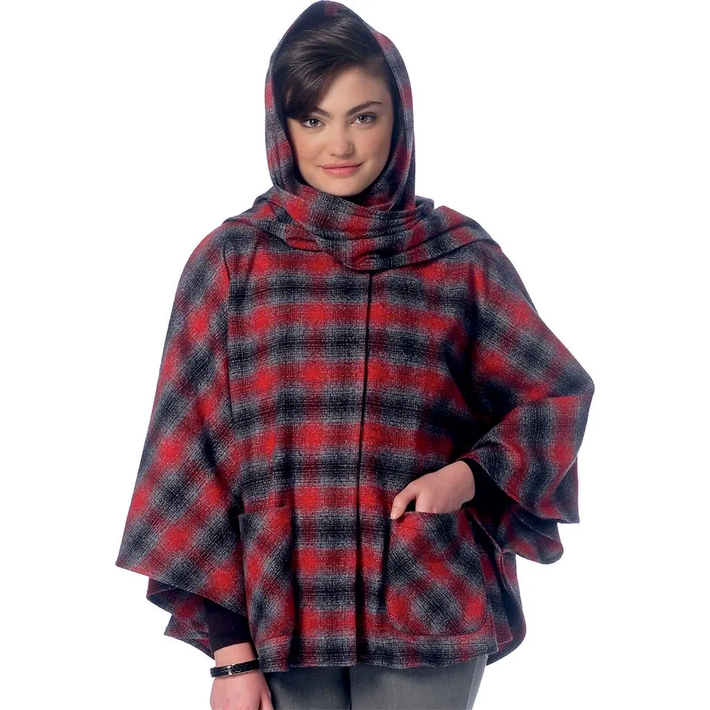 McCall's Pattern M7202 Misses' Ponchos